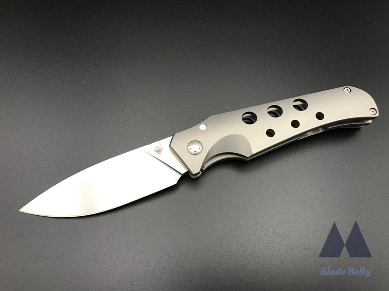 Jason Guthrie Scout - Hand Satin Drop Point W/ Ti Speed Holes