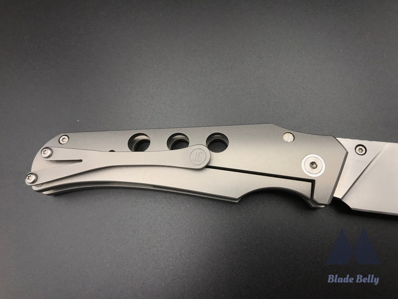 Jason Guthrie Scout - Hand Satin Drop Point W/ Ti Speed Holes