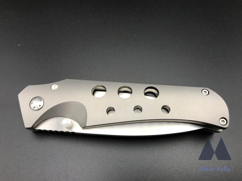 Jason Guthrie Scout - Hand Satin Drop Point W/ Ti Speed Holes