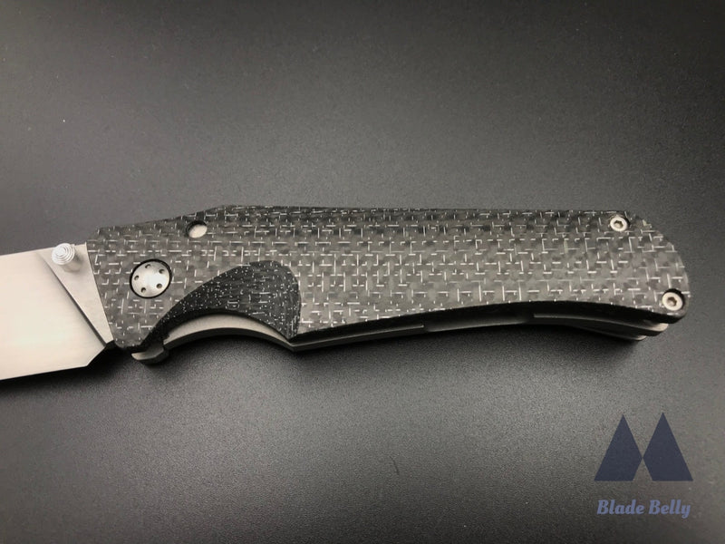 Jason Guthrie Scout - Satin Drop Point And Lightning Strike Carbon Fiber