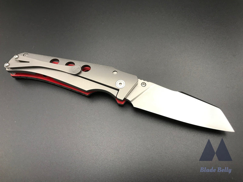 Jason Guthrie Scout - Satin Wharncliffe Green Micarta Handles