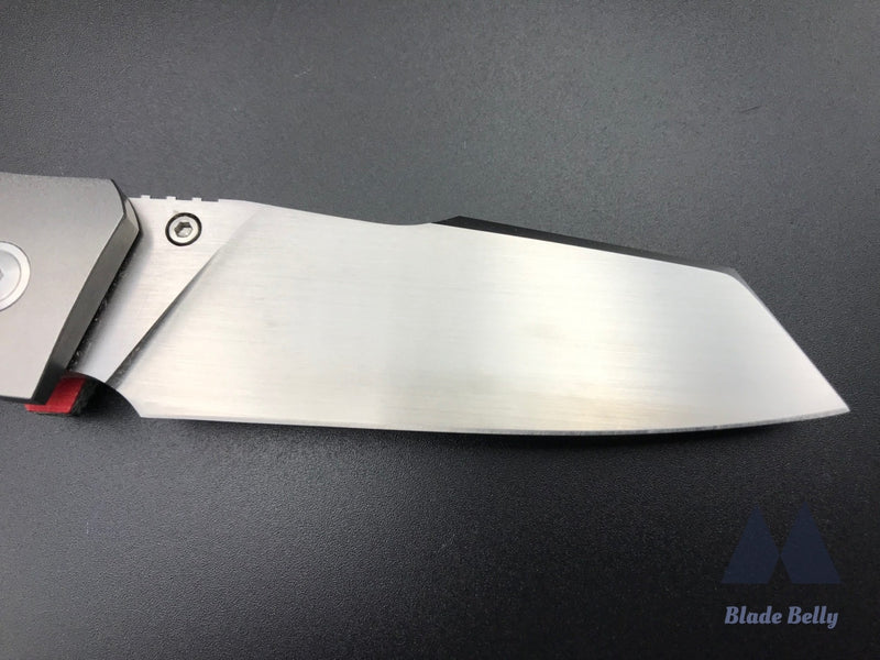 Jason Guthrie Scout - Satin Wharncliffe Green Micarta Handles