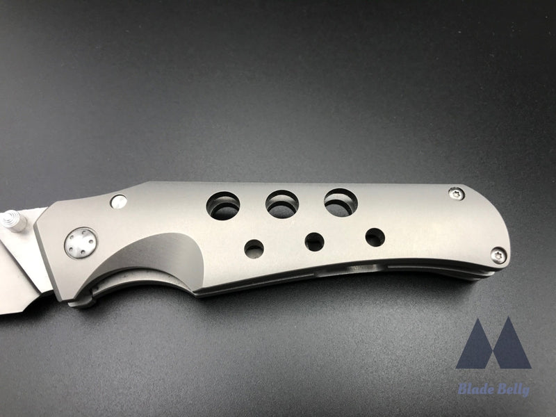 Jason Guthrie Scout - Satin Wharncliffe W/ Titanium Handles