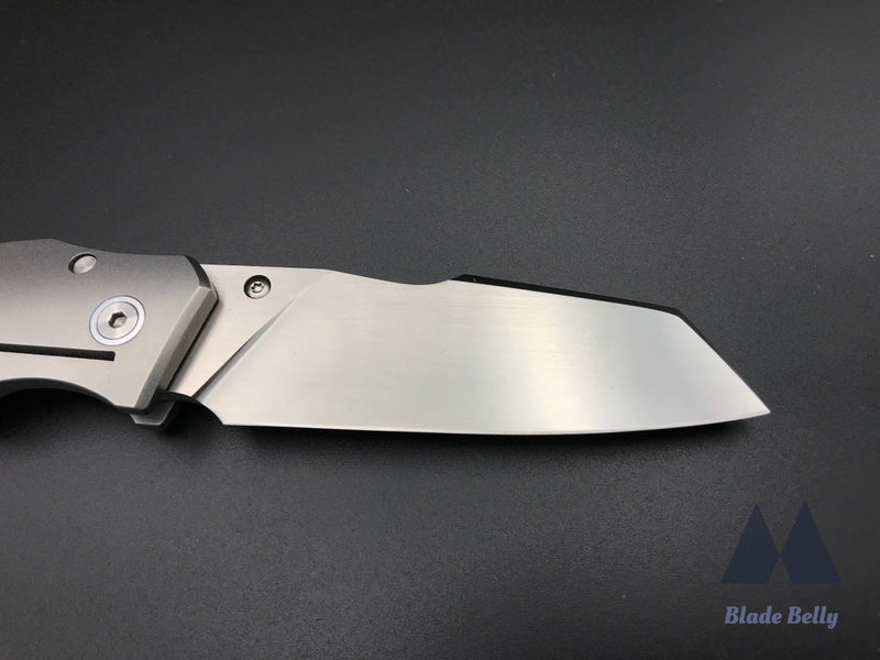 Jason Guthrie Scout - Satin Wharncliffe W/ Titanium Handles