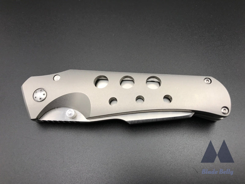 Jason Guthrie Scout - Satin Wharncliffe W/ Titanium Handles