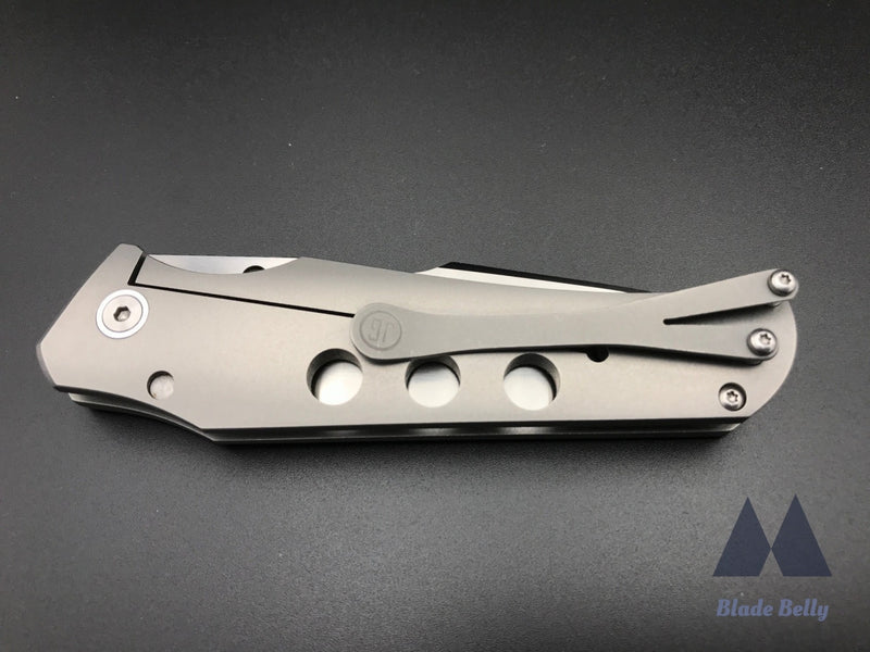 Jason Guthrie Scout - Satin Wharncliffe W/ Titanium Handles