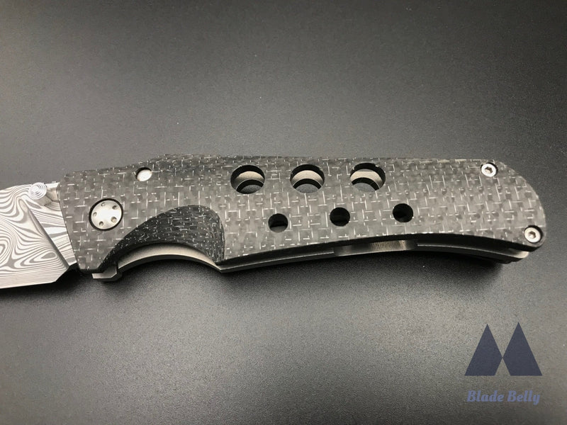 Jg Scout - Damasteel Wharncliffe And Silver Lightning Strike Carbon