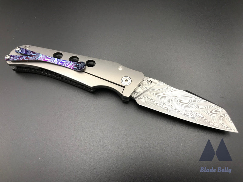 Jg Scout - Damasteel Wharncliffe And Silver Lightning Strike Carbon