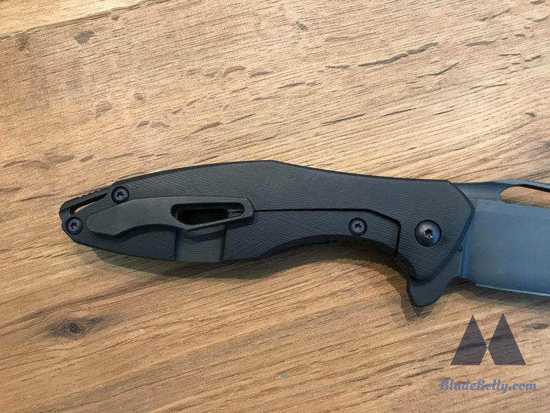 Koenig Arius - Blackout Cts-204P Dlc Blade With Marbled Carbon Fiber And Lightening Pockets