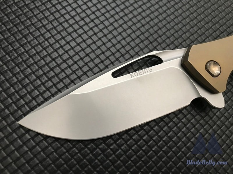 Koenig Arius - Burnished Blade Timascus Clip