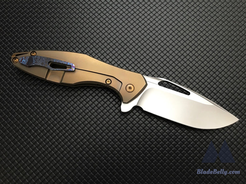 Koenig Arius - Burnished Blade Timascus Clip