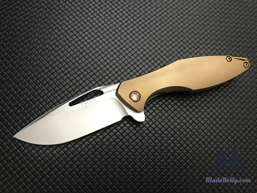 Koenig Arius - Burnished Blade Timascus Clip