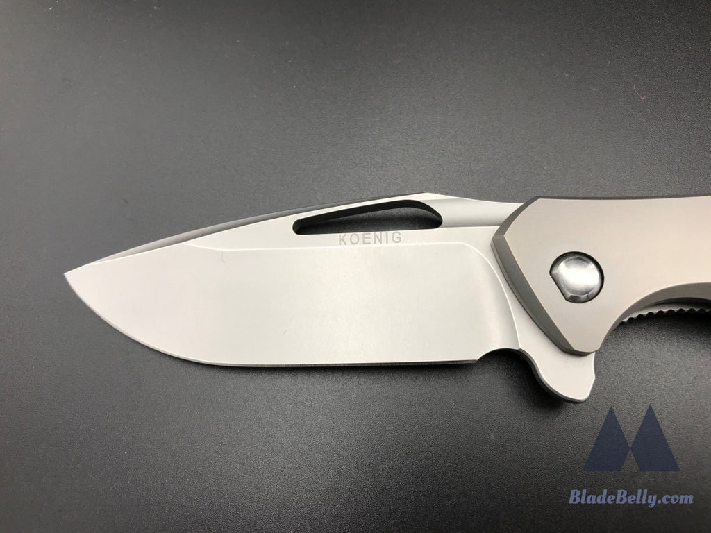 Koenig Arius - Burnished With Smooth Ti Handles