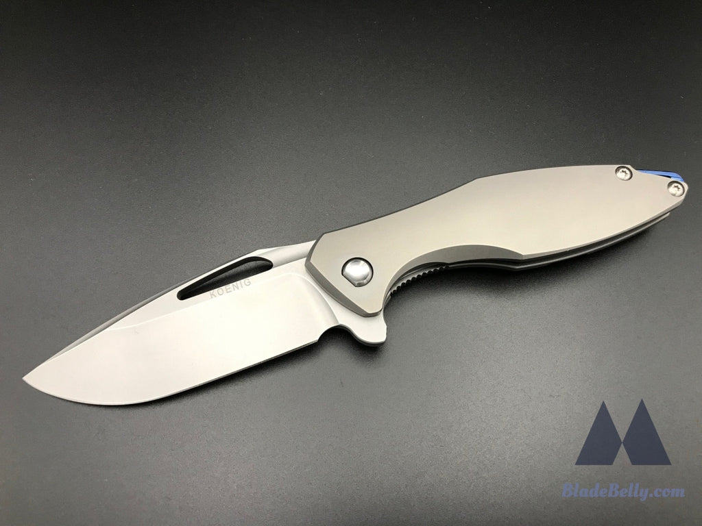 Koenig Arius - Burnished With Smooth Ti Handles