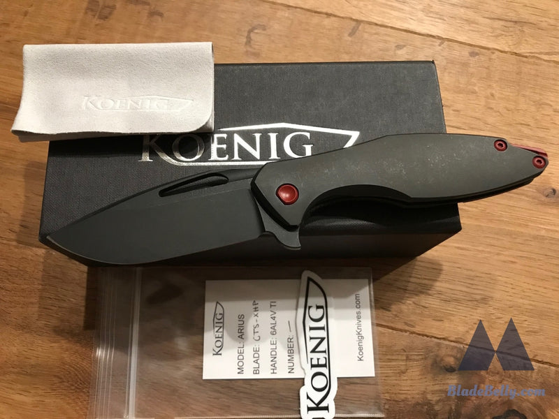 Koenig Arius Darth Vader - Dlc Drop Point Handles And Red Hardware