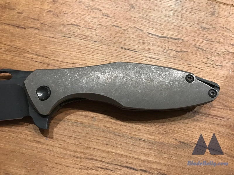 Koenig Arius - Distressed Dlc Drop Point With Bronze Handle