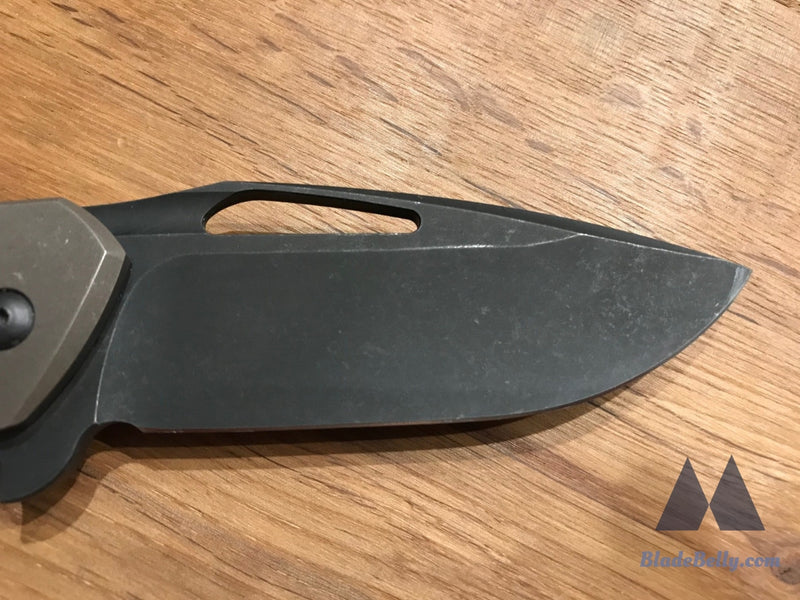 Koenig Arius - Distressed Dlc Drop Point With Bronze Handle