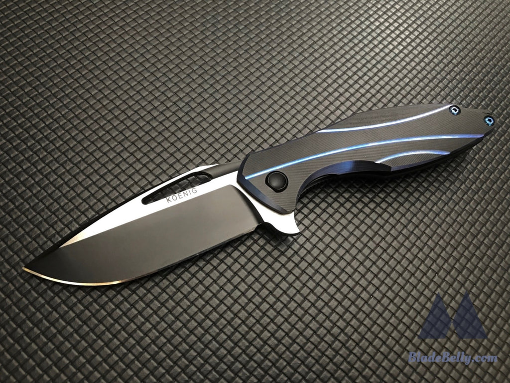 Koenig Arius - Dlc Polished Flats Milled Handle