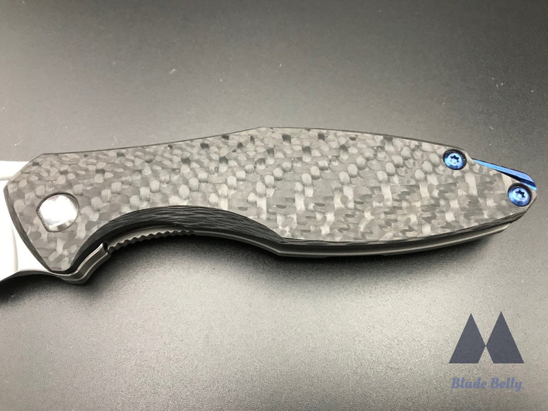 Koenig Arius - Flipper Delete Burnished Drop Point And Carbon Fiber