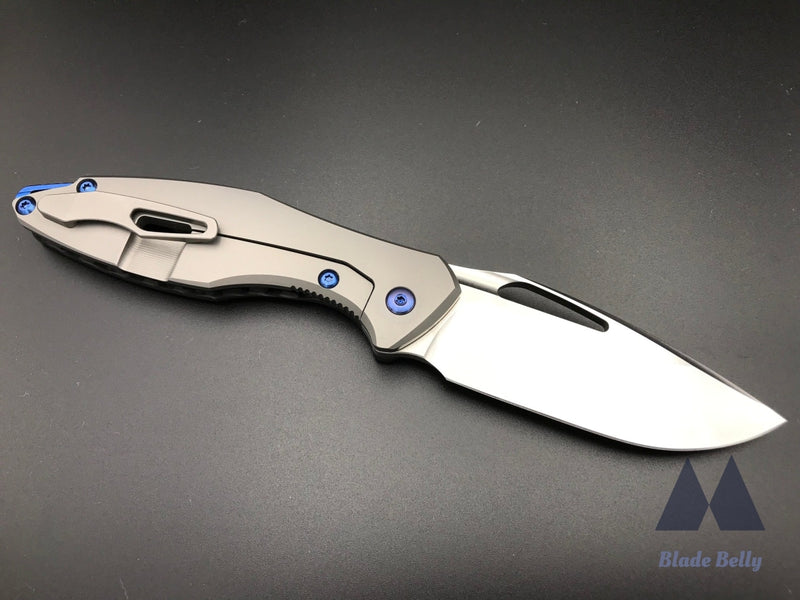 Koenig Arius - Flipper Delete Burnished Drop Point And Carbon Fiber