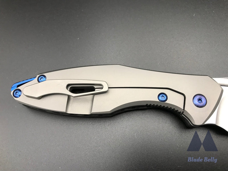 Koenig Arius - Flipper Delete Burnished Drop Point And Carbon Fiber