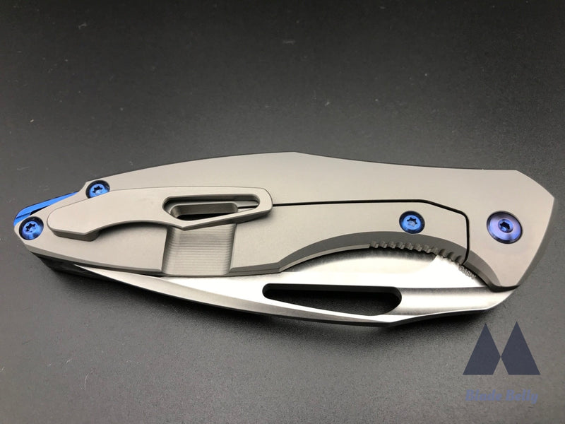 Koenig Arius - Flipper Delete Burnished Drop Point And Carbon Fiber