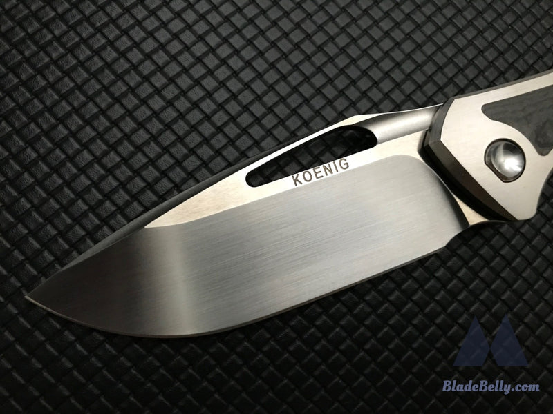 Koenig Arius Flipper Delete - Hand Rubbed Carboquartz Inlays