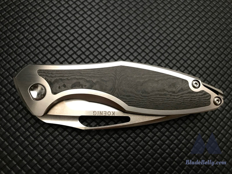 Koenig Arius Flipper Delete - Hand Rubbed Carboquartz Inlays