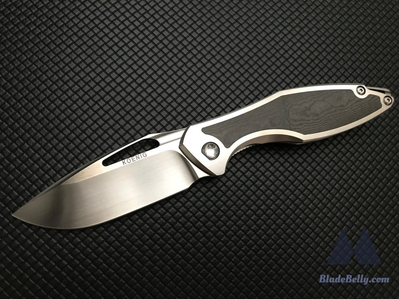 Koenig Arius Flipper Delete - Hand Rubbed Carboquartz Inlays