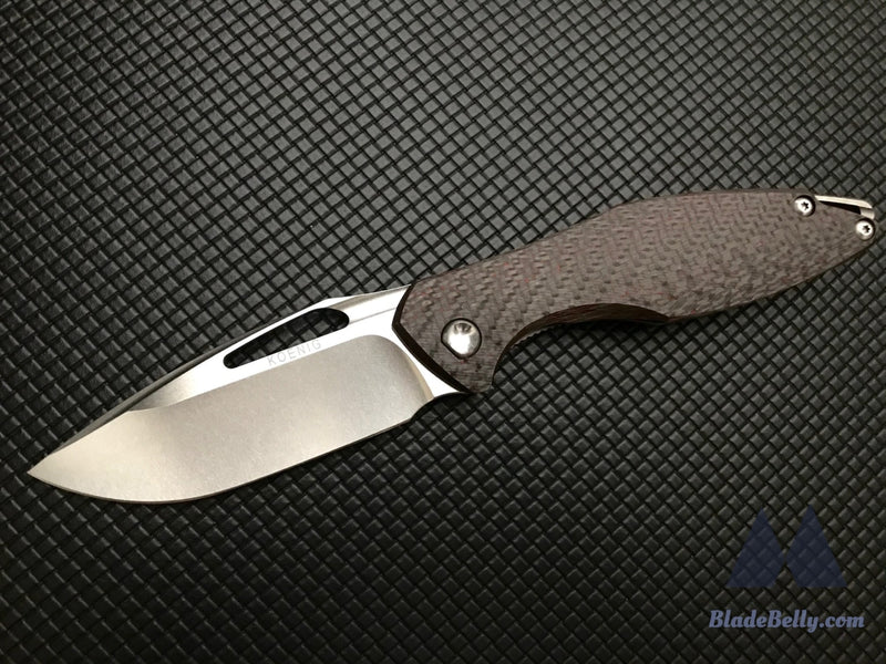 Koenig Arius Flipper Delete - Red Carbon Fiber