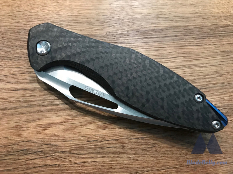 Koenig Arius - Flipper Delete Satin Flats Carbon Fiber Lightening Pockets