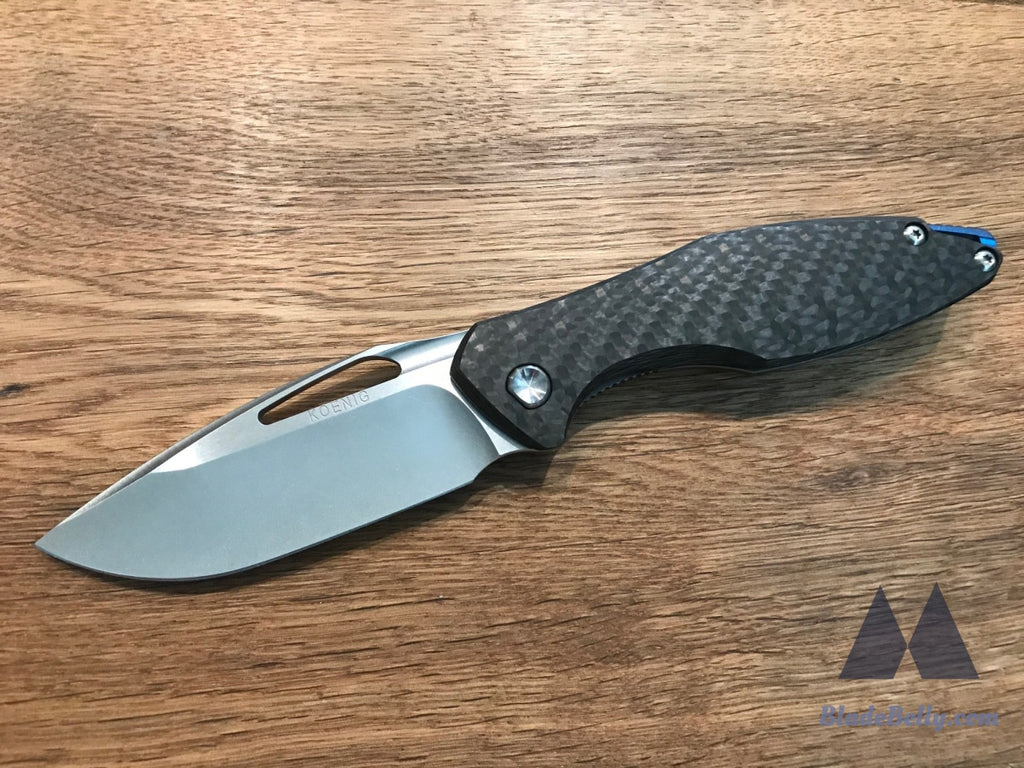 Koenig Arius - Flipper Delete Satin Flats Carbon Fiber Lightening Pockets