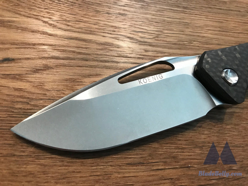 Koenig Arius - Flipper Delete Satin Flats Carbon Fiber Lightening Pockets