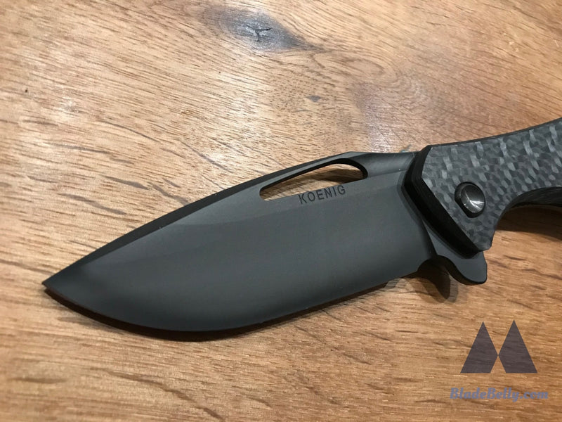 Koenig Arius Flipper Delete - Satin Flats Carbon Fiber Lightening Pockets