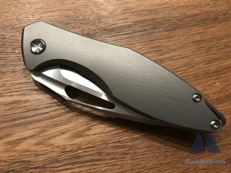 Koenig Arius - Flipper Delete Satin Flats Patterned Handle