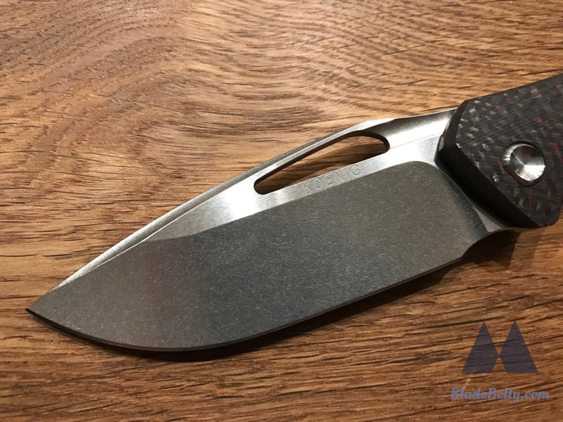 Koenig Arius - Flipper Delete Satin Flats Red Carbon Fiber