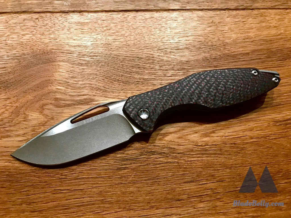 Koenig Arius - Flipper Delete Satin Flats Red Carbon Fiber