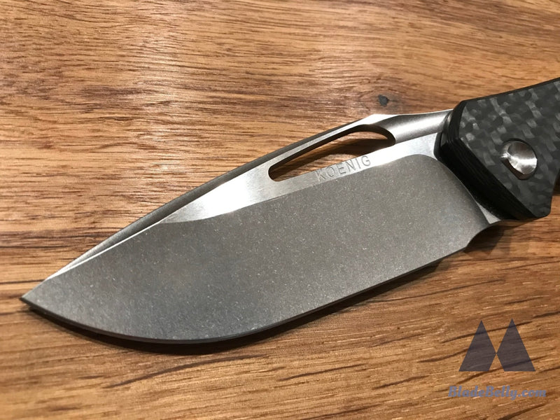 Koenig Arius Flipper Delete - Stonewashed With Carbon Fiber Lightening Pockets