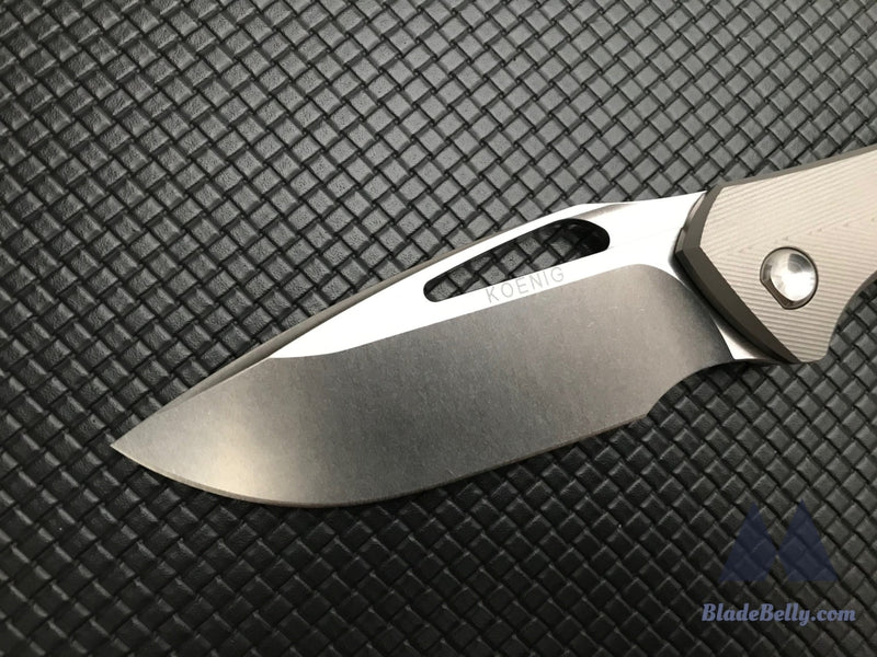 Koenig Arius - Gen 4 Flipper Delete Textured Titanium