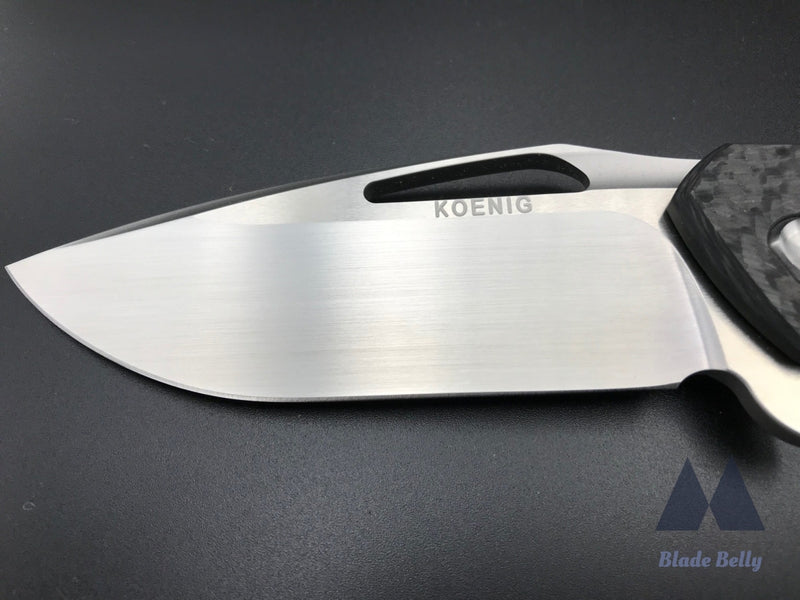 Koenig Arius - Hand Rubbed Blade W/ Carbon Fiber Handle