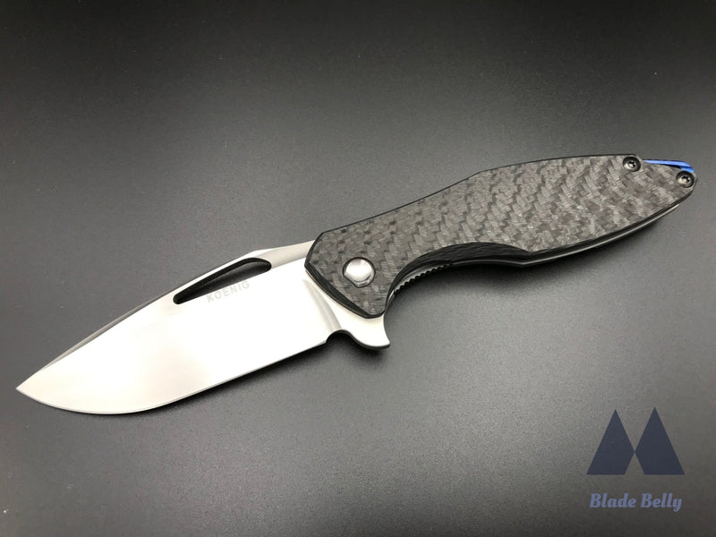 Koenig Arius - Hand Rubbed Blade W/ Carbon Fiber Handle