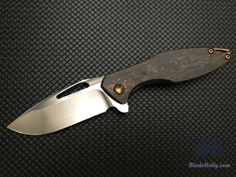 Koenig Arius - Hand Rubbed Marbled Copper Dust Carbon Fiber