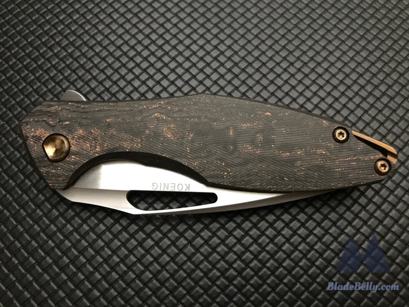 Koenig Arius - Hand Rubbed Marbled Copper Dust Carbon Fiber