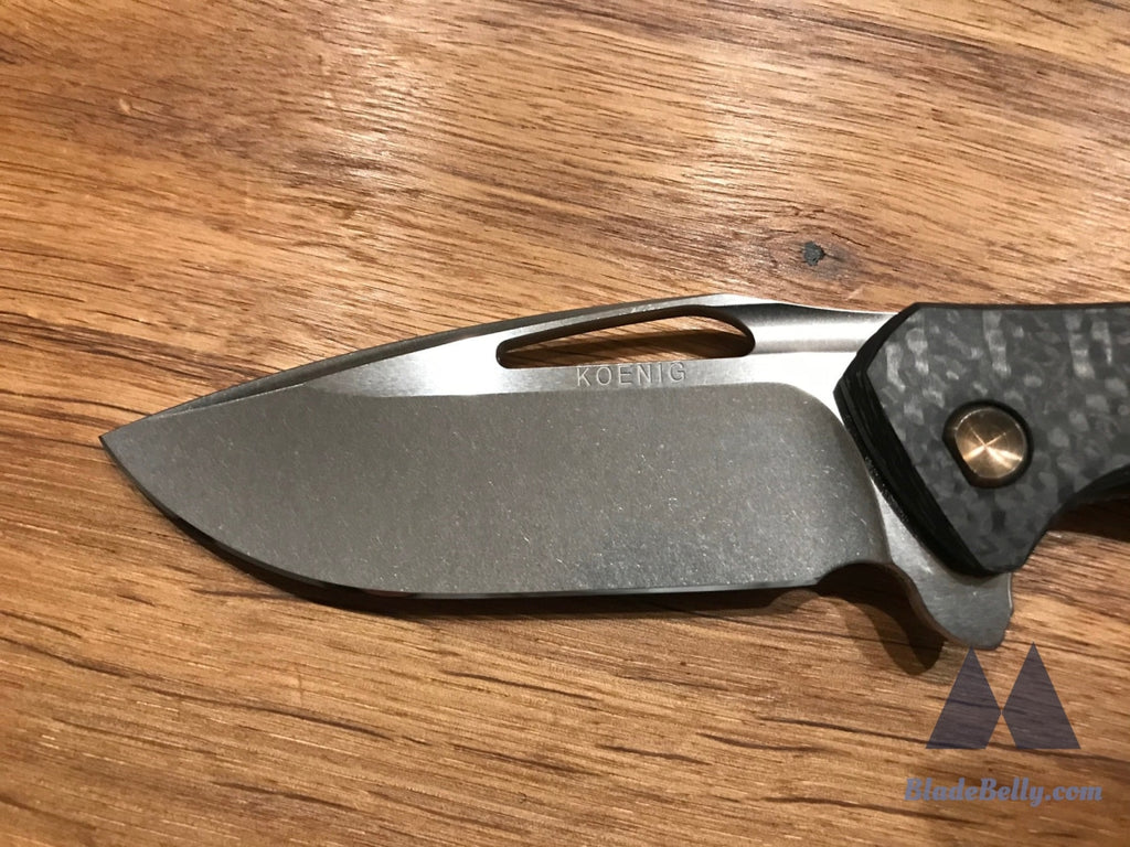 Koenig Arius - Satin Flats Carbon Fiber With Bronze