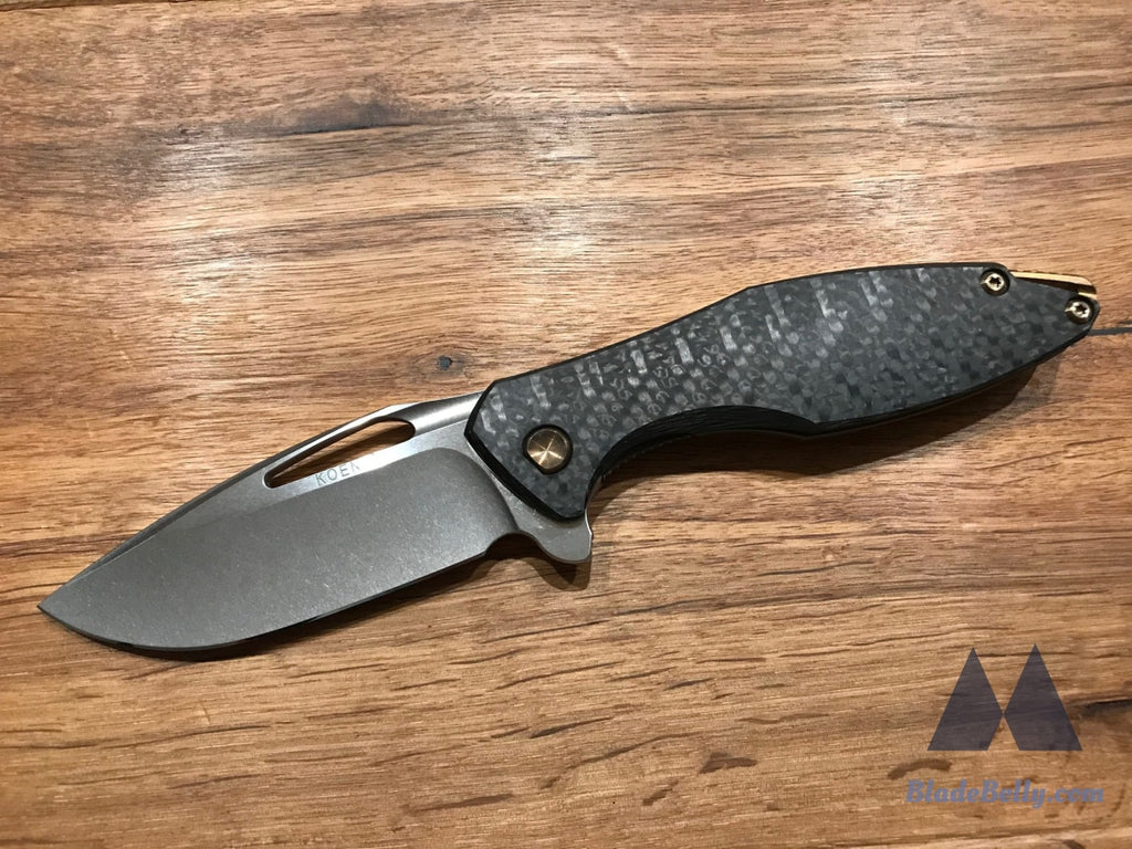 Koenig Arius - Satin Flats Carbon Fiber With Bronze