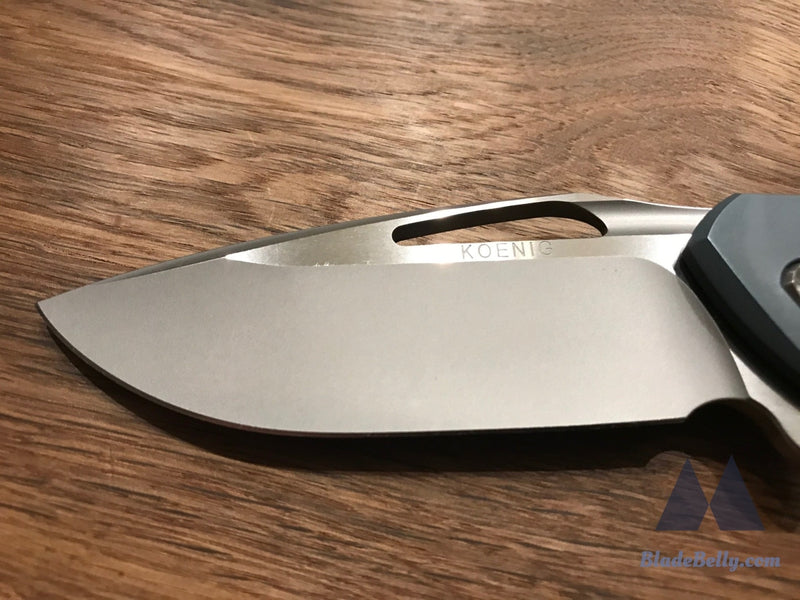 Koenig Arius - Satin Flats Matte Blue Scales Lightening Pockets