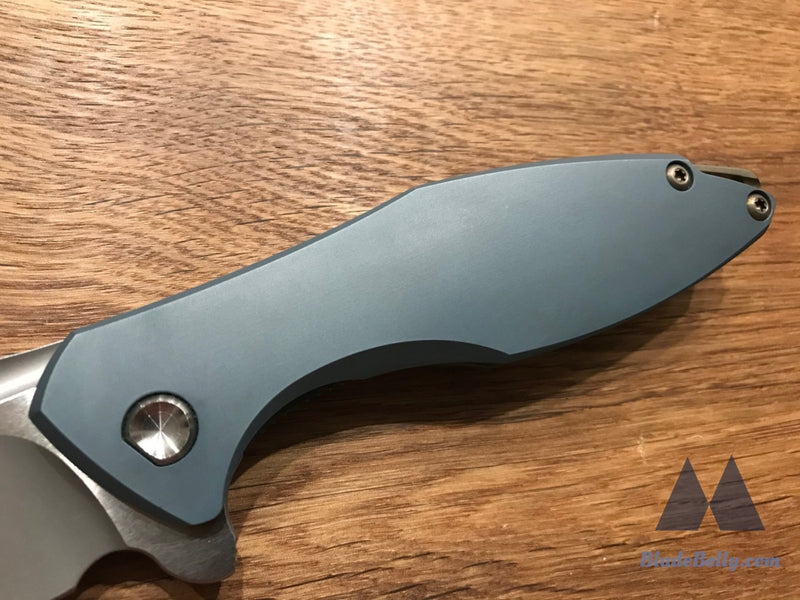 Koenig Arius - Satin Flats Matte Blue Scales Lightening Pockets