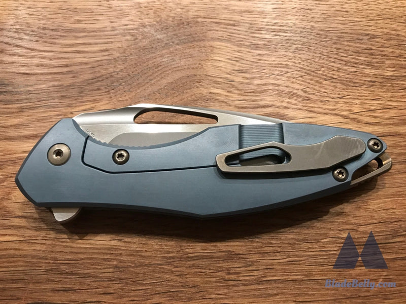 Koenig Arius - Satin Flats Matte Blue Scales Lightening Pockets