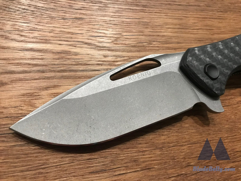 Koenig Arius - Stonewashed Black Carbon Fiber