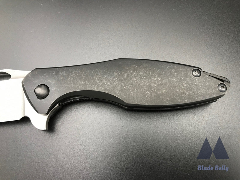 Koenig Arius - Stonewashed Blade W/ Satin Flats And Distressed Dlc Handle